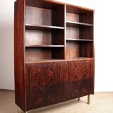 Shelf and bar furniture, Danish, in Rosewood and Brass, Erik Brouer 1960.