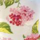 Vintage XXL lamp with pink flowers – Ceramic vase & matching lampshade