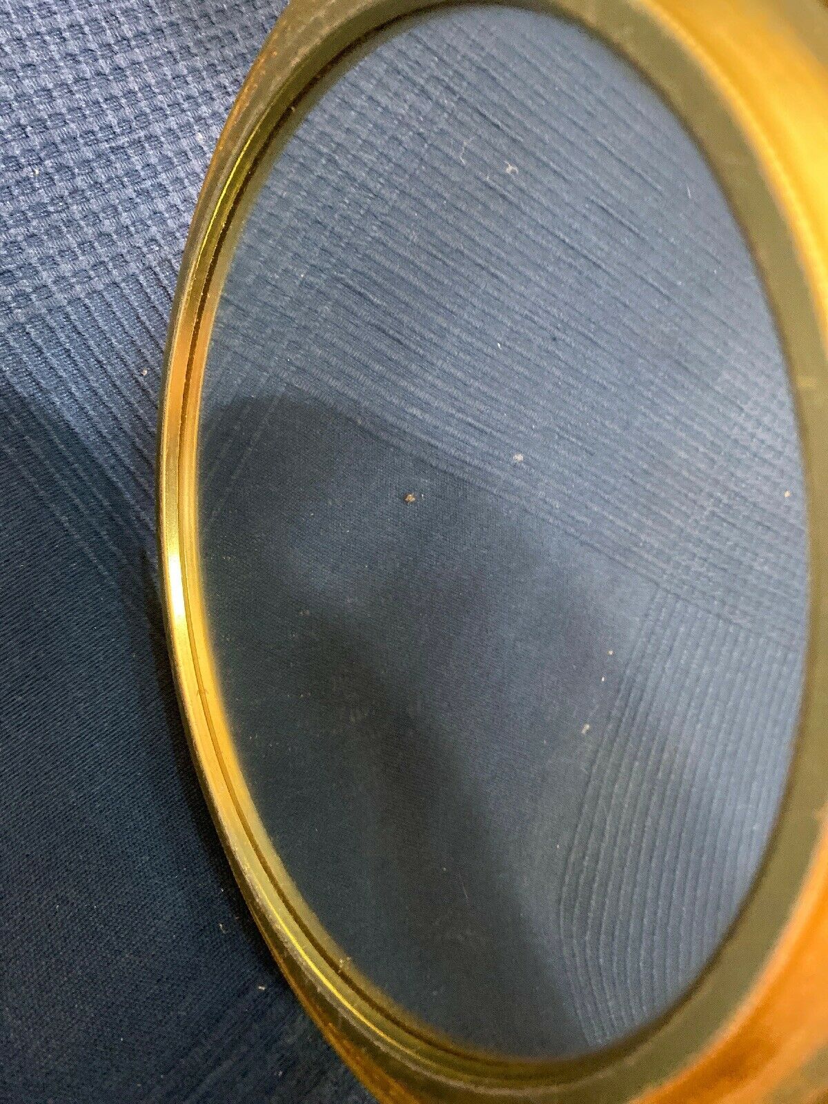 Top centerpiece mirror vintage gold