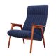 Fauteuil en teck, design danois, années 1970, production : Danemark