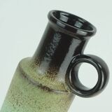 1960s 70s vintage scheurich VASE model 401-28 shades of green and brown