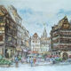 Watercolor of Strasbourg
