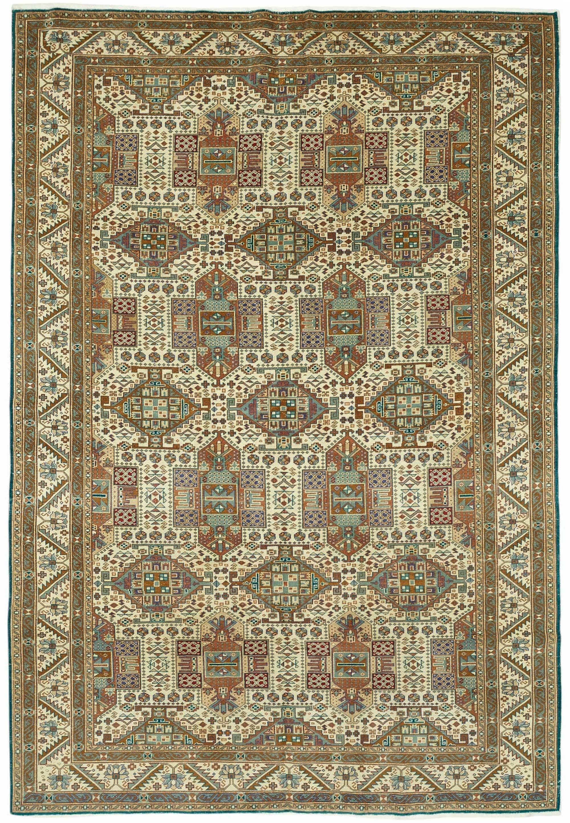 Turkish Wool Vintage Kayseri Rug 195 cm x 290 cm