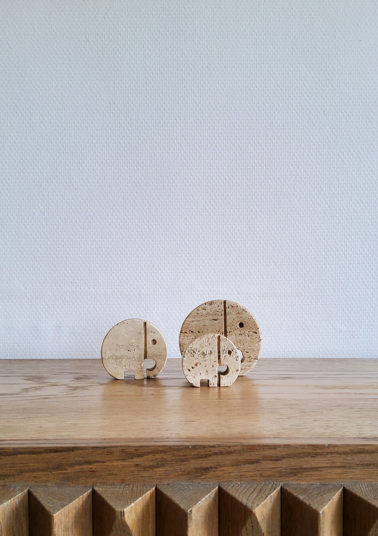 Set of 3 elephant sculptures by Fratelli Manelli 1070