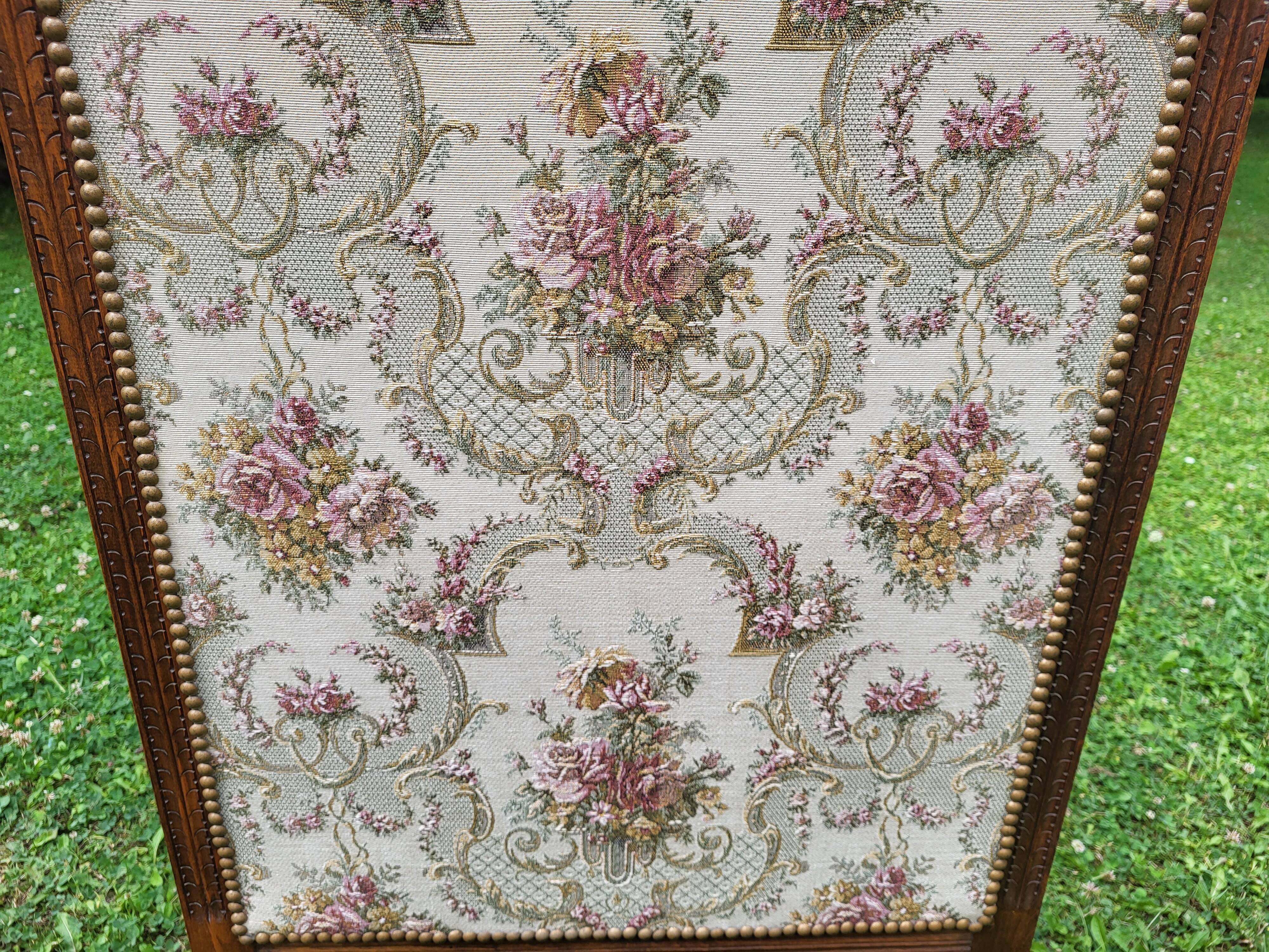Old fireplace screen