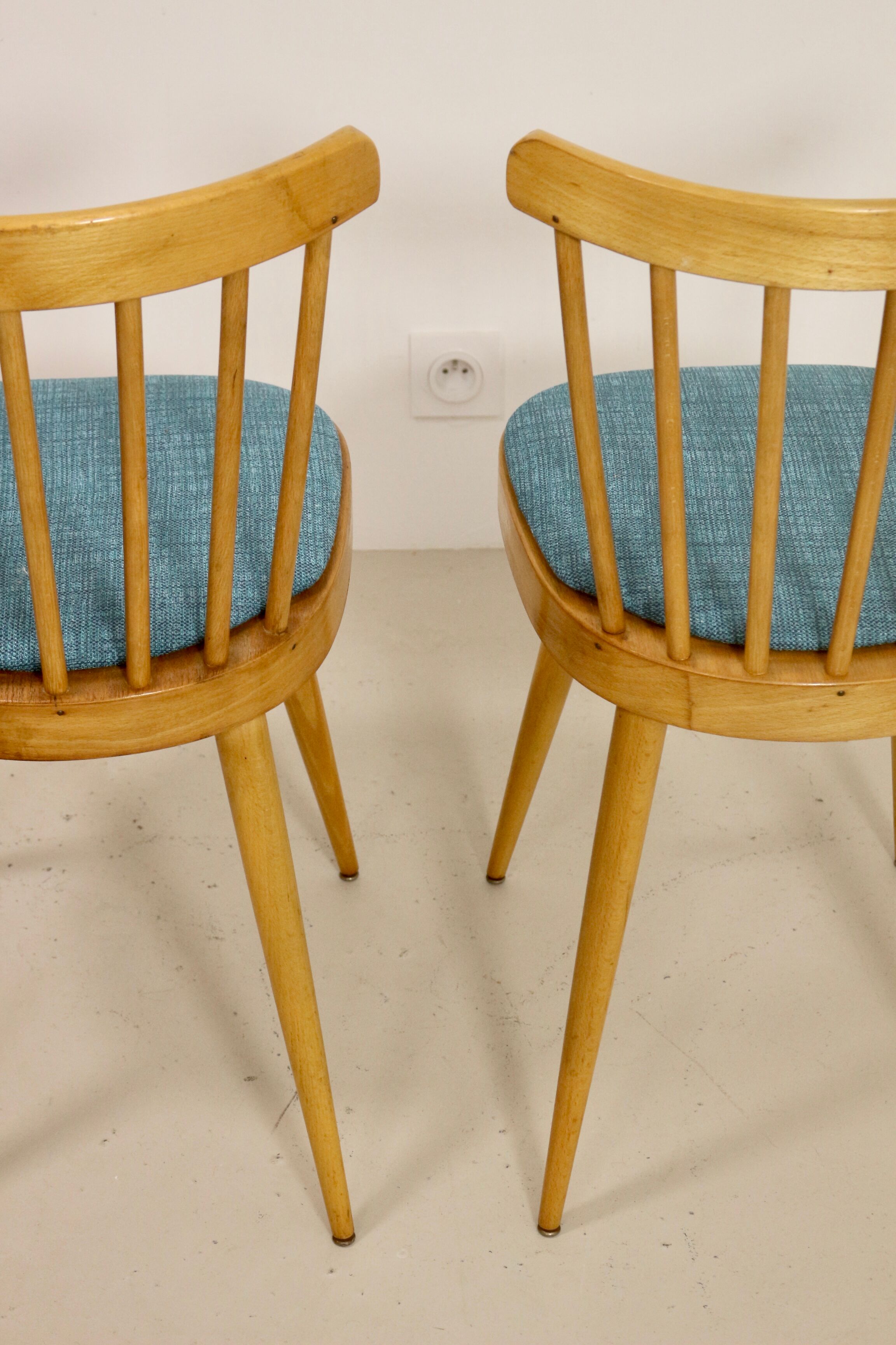 Set of 2 scandinavian chairs 1960