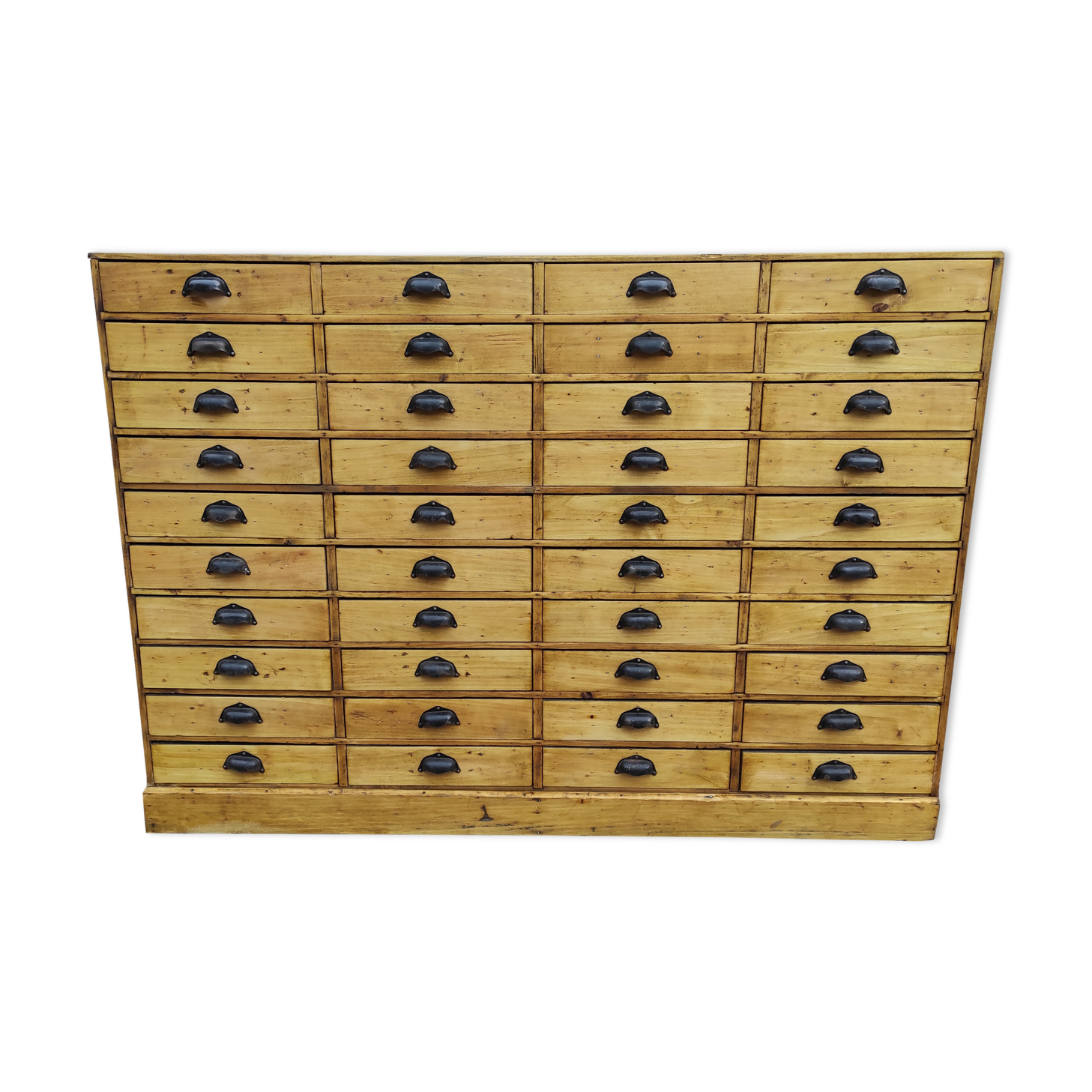 Craft furniture with 40 drawers and workshop shell handles