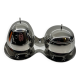 Alessi × sanaa – rare – "fruit basket" sugar bowl & creamer with tray