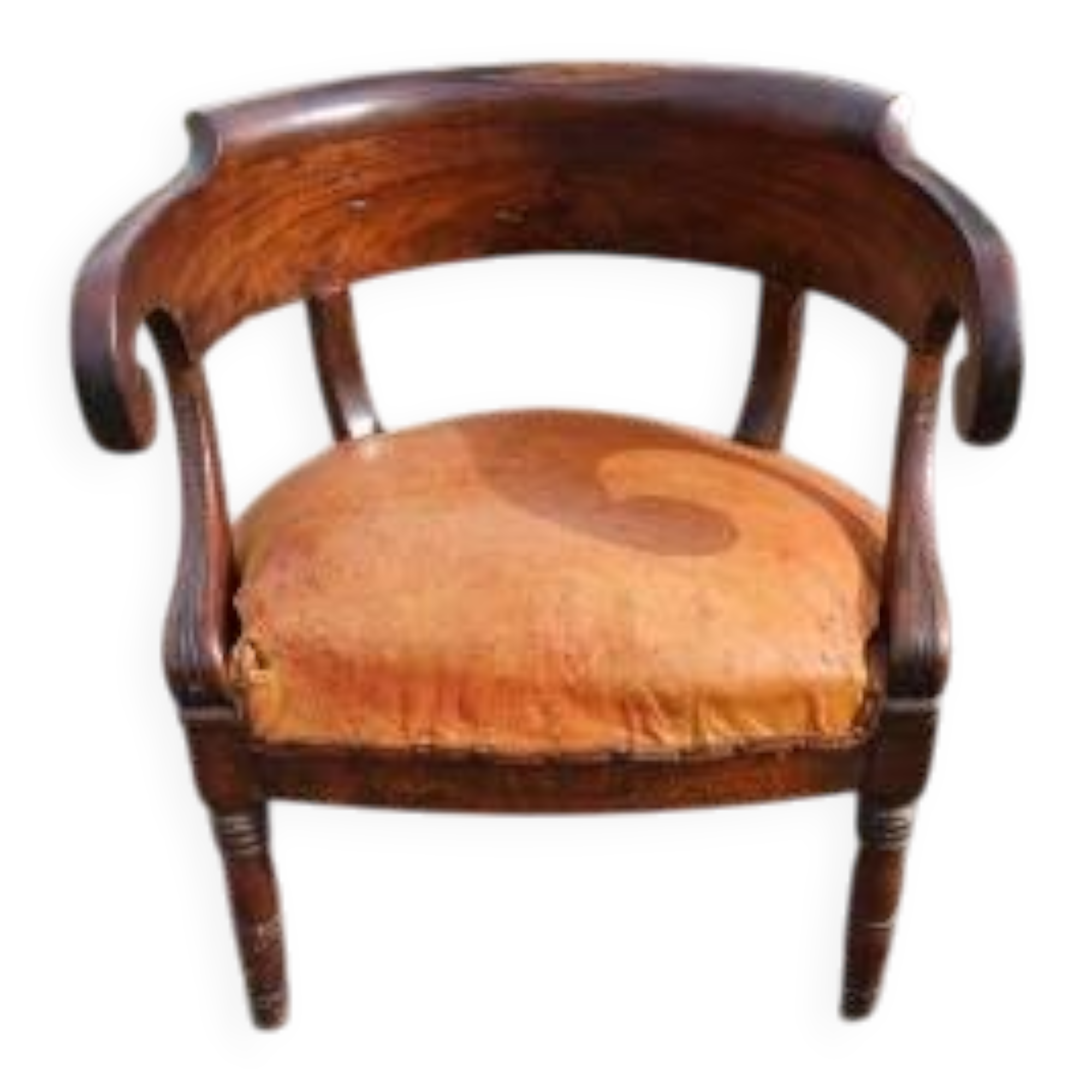 Fauteuil Empire 19ème Acajou