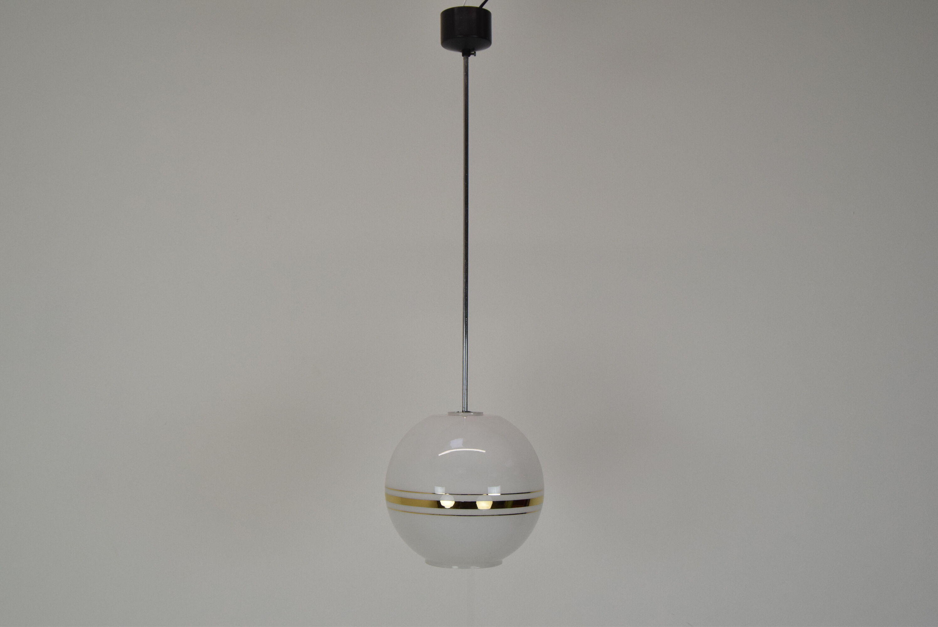 Mid-century Glass Pendant Napako,1970