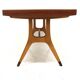Scandinavian teak dining table, "Napoli", David Rosen, Sweden, 1950.