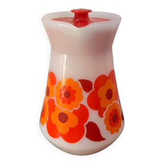 Carafe pichet bro arcopal lotus vintage 70s pops