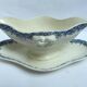 Gien large gravy boat in opaque porcelain