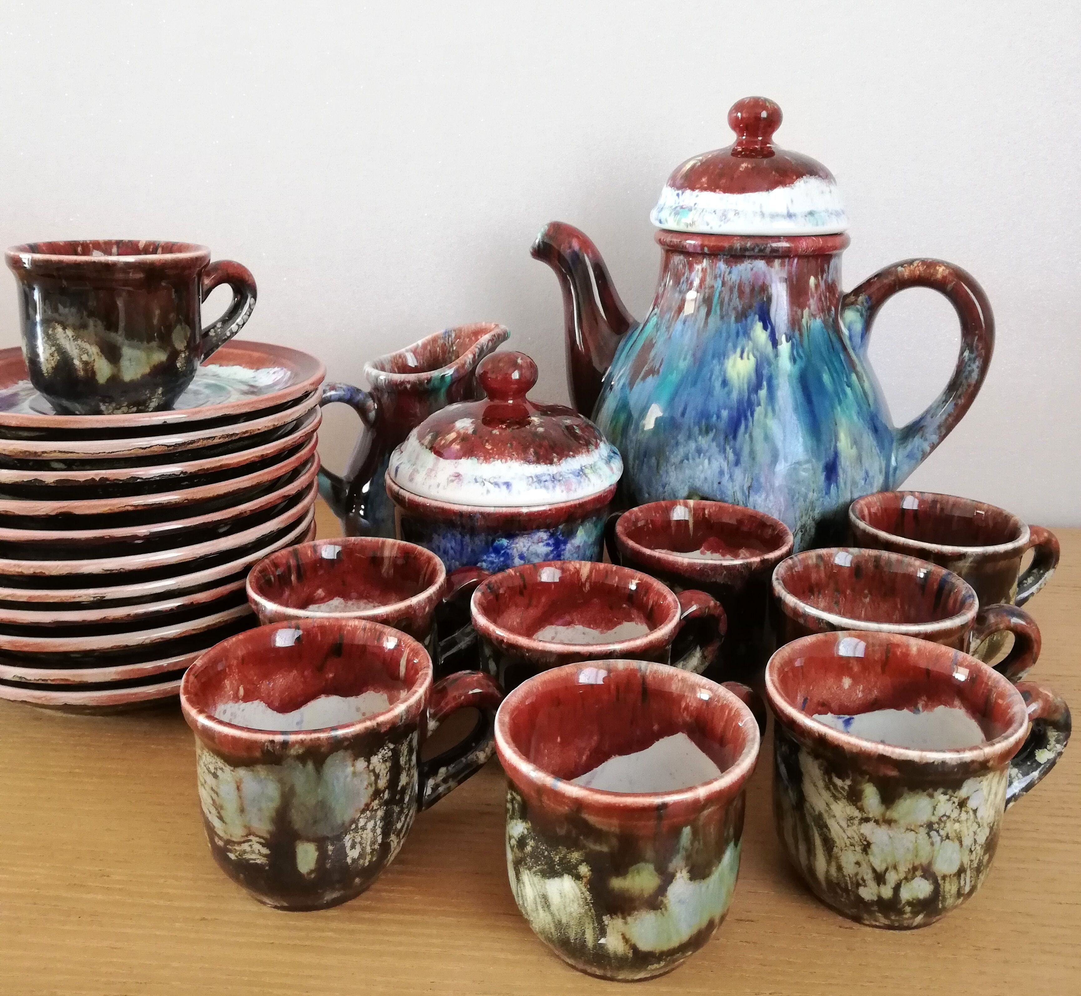 Morvan Gaston Gaubier Sandstone Coffee Service