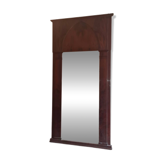 Grand miroir ou trumeau en acajou époque Empire