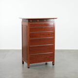 Art Deco design chest of drawers with 6 drawers and remarkable details