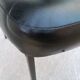 Chaise noire années 50