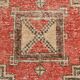 3x10 Red Brown Tribal Pattern Vintage Runner Rug, 78x305Cm
