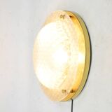 Gold ceiling lamp, 1980s
