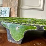 Old enameled cast iron trivet