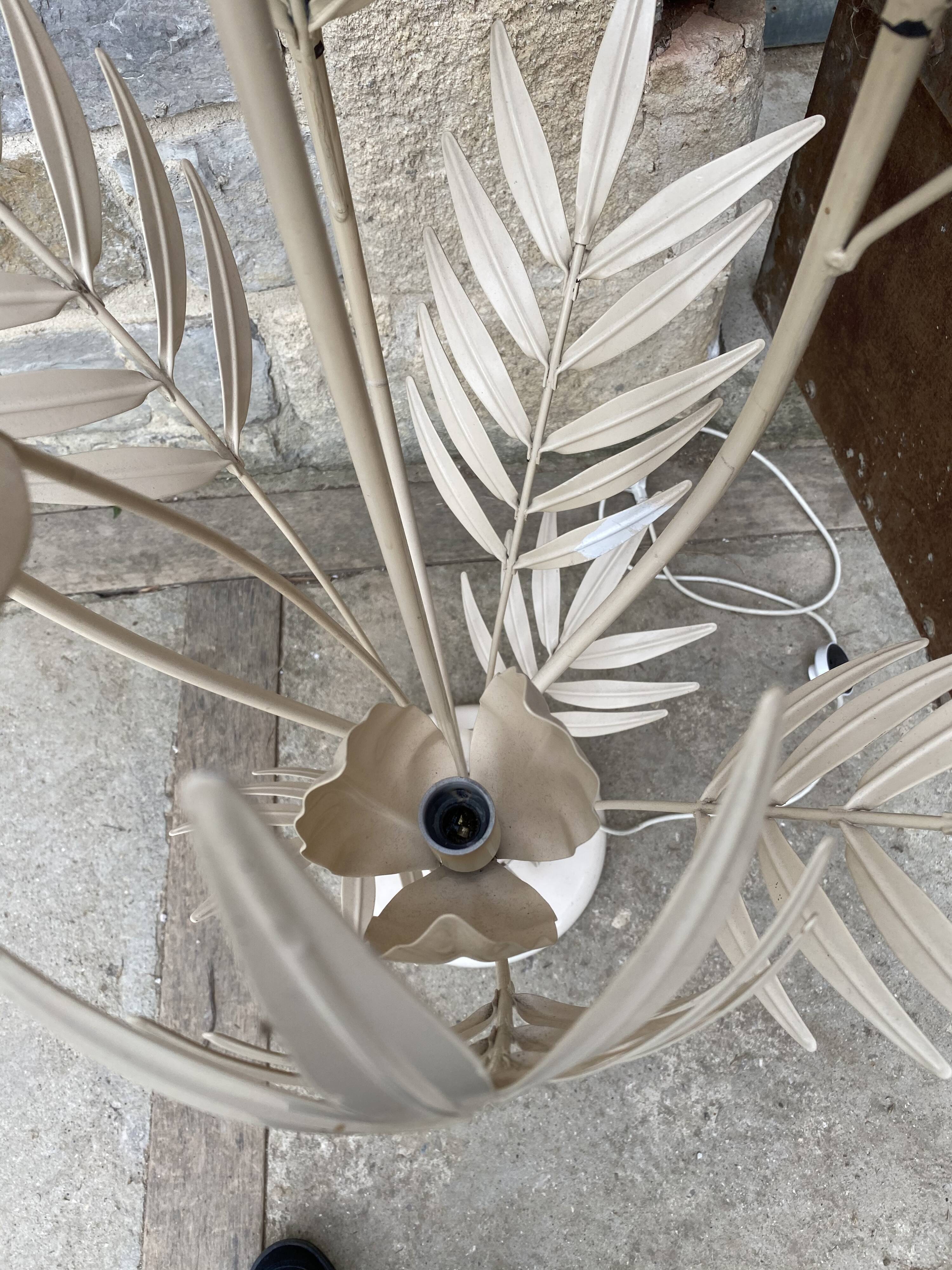 Metal floor lamp 1980