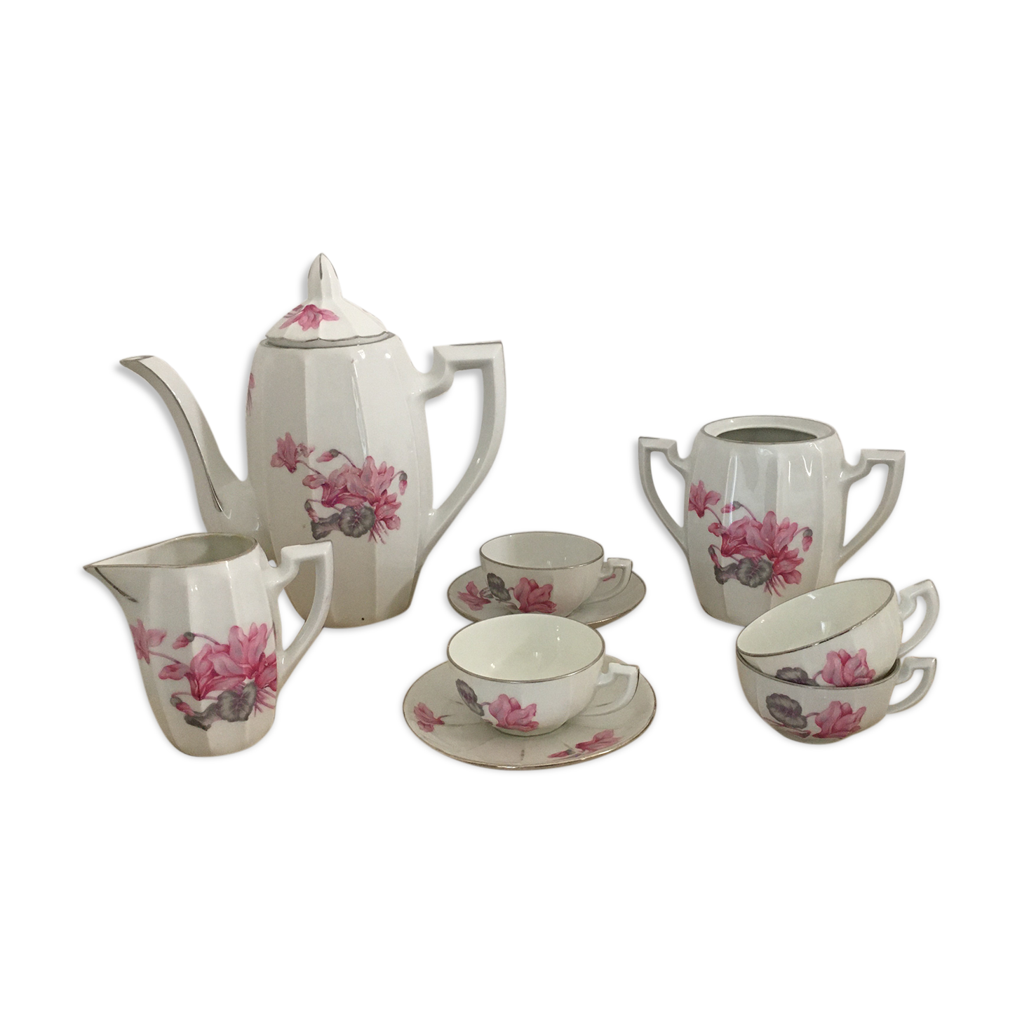 Vintage porcelain service