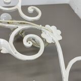 1 de 3 xxl 73cm blanc Métal Florentiner Applique murale de théâtre, Italie, années 1970