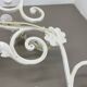 1 of 3 xxl 73cm white Metal Florentiner Theatre wall Light, Italy, 1970s