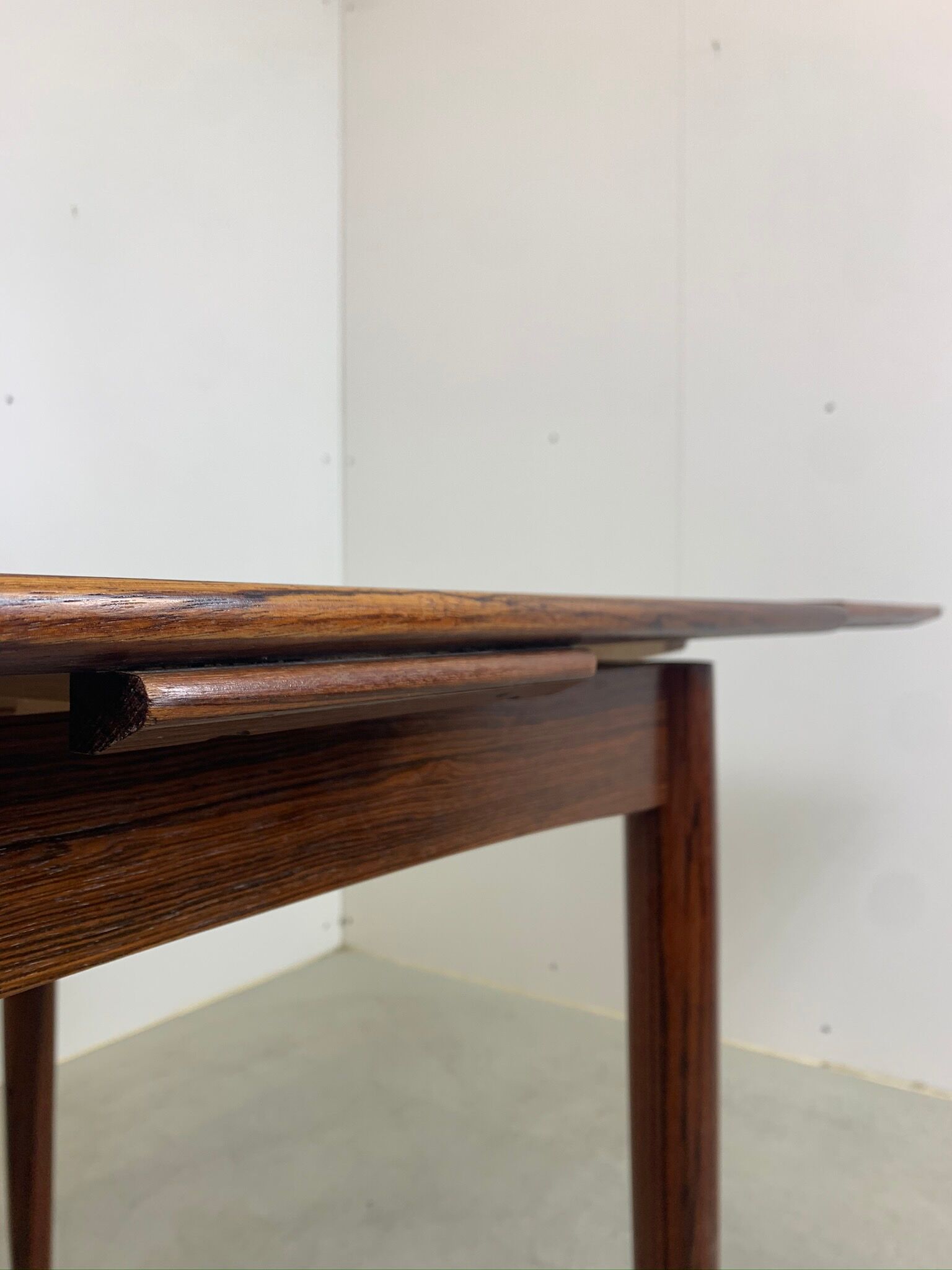 Square dining table in palisander by Lübke, 1960