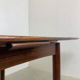 Square dining table in palisander by Lübke, 1960