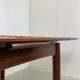 Square dining table in palisander by Lübke, 1960