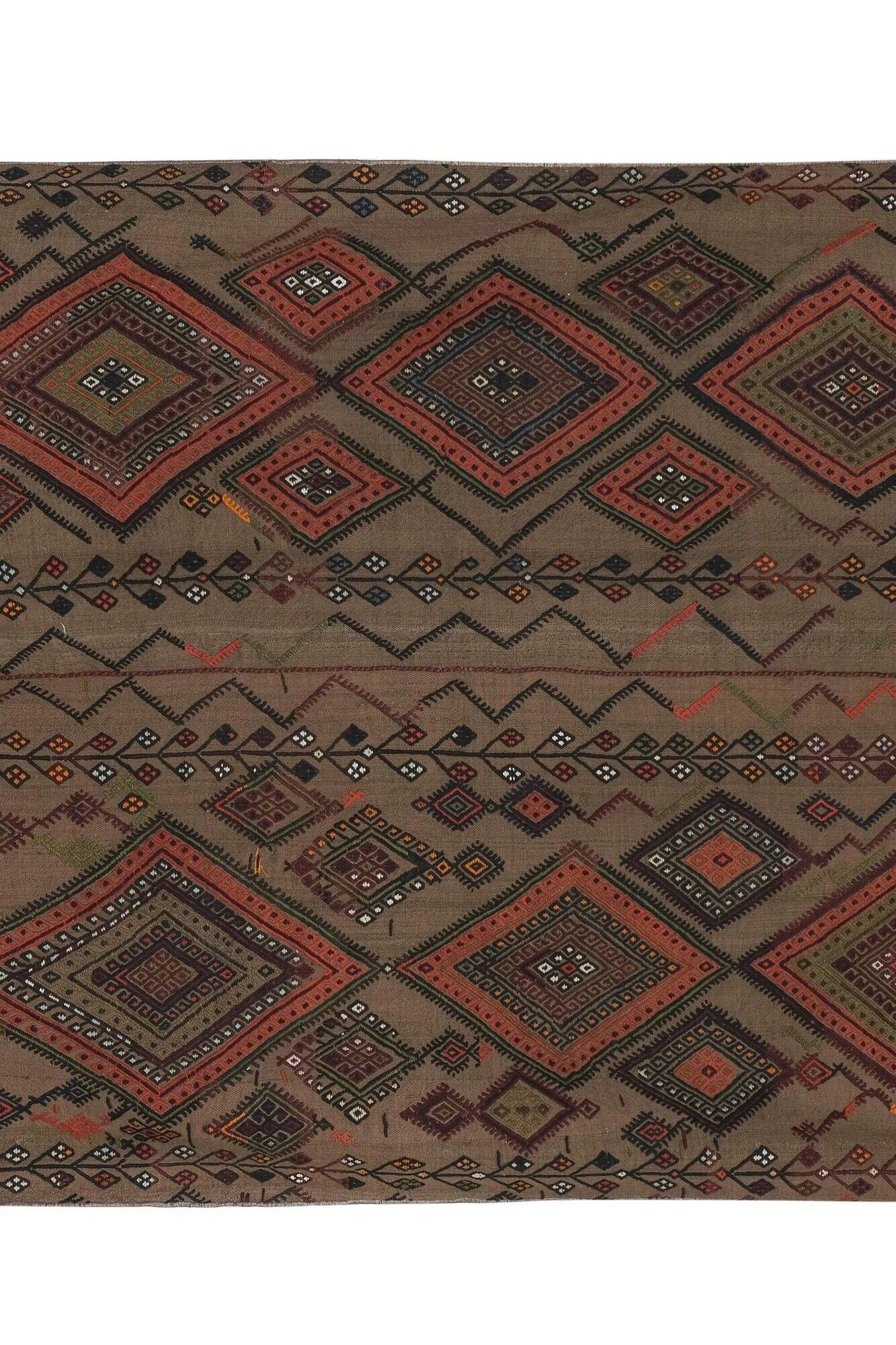 Vintage Turkish kilim handwoven 159x185 cm