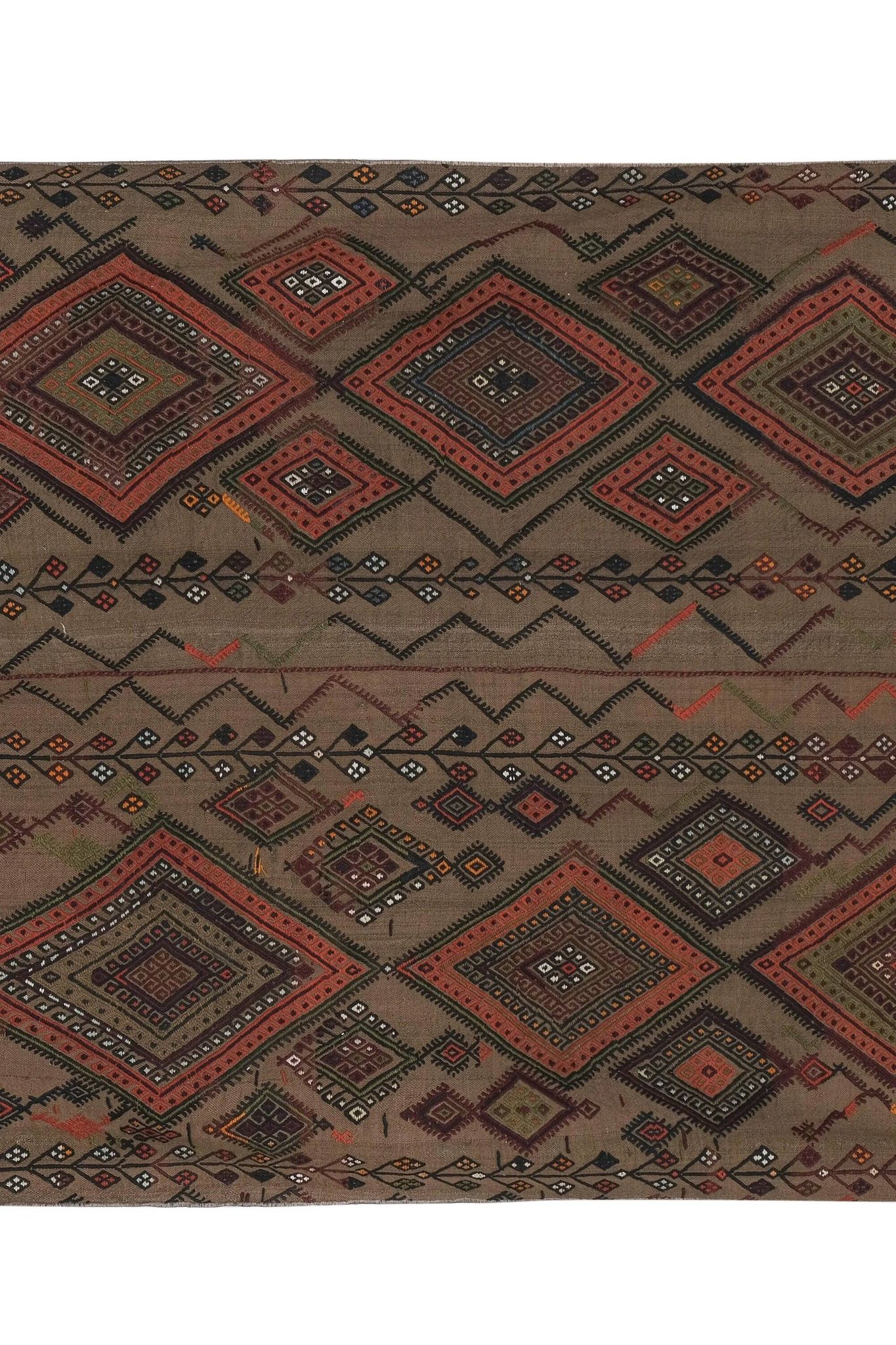 Tapis Kilim turc vintage tissé main
