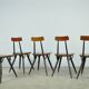 🟡 PIRKKA dining table chairs, Ilmari Tapiovaara, Laukaan Puu, Finland 1950