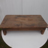 Wooden stool footrest