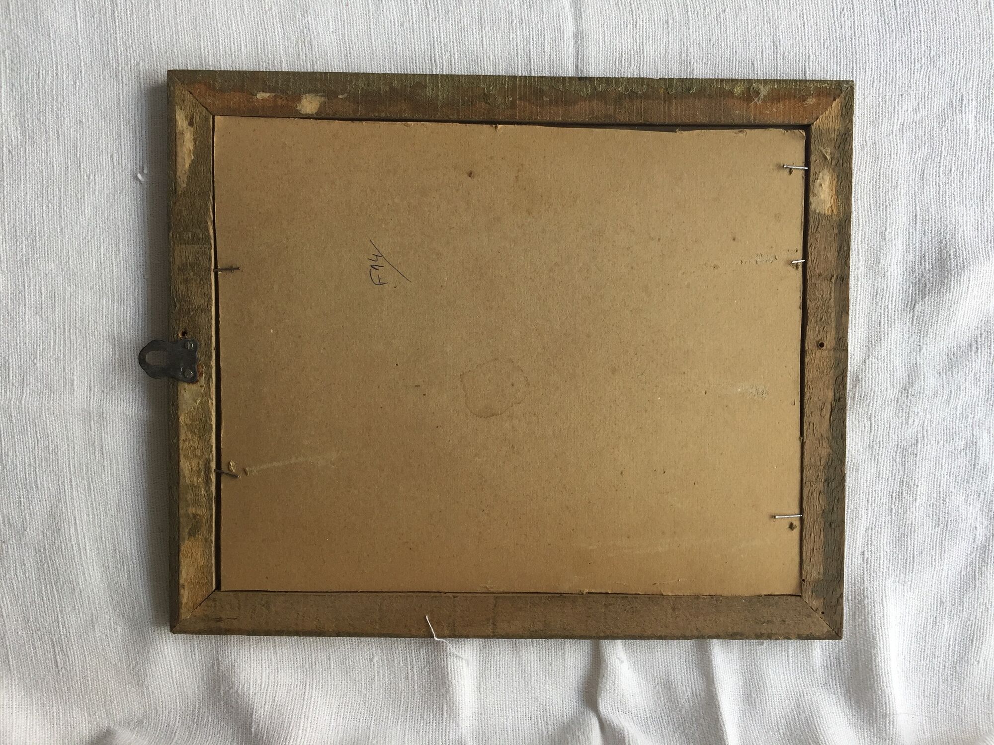 Authentic old photograph portrait of a handsome man with mustache 1920 - 1930