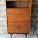 Armoire secrétaire vintage scandinave en teck, 1960