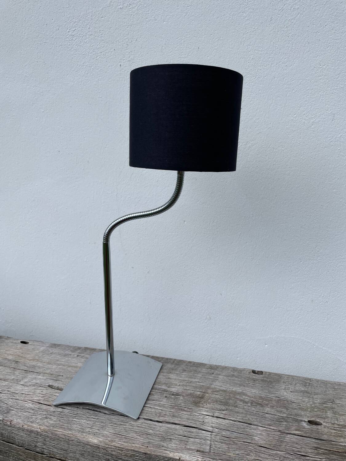 Designer stainless steel lamp