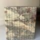 water green, beige and pink/burgundy marble drop coffee table, Roche Bobois 1970