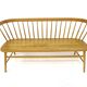Banc scandinave  "Florida" en hêtre, frères Wigells, Suède, 1950