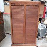 Art Deco period double curtain filing cabinet