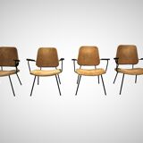 4 fauteuils 1950