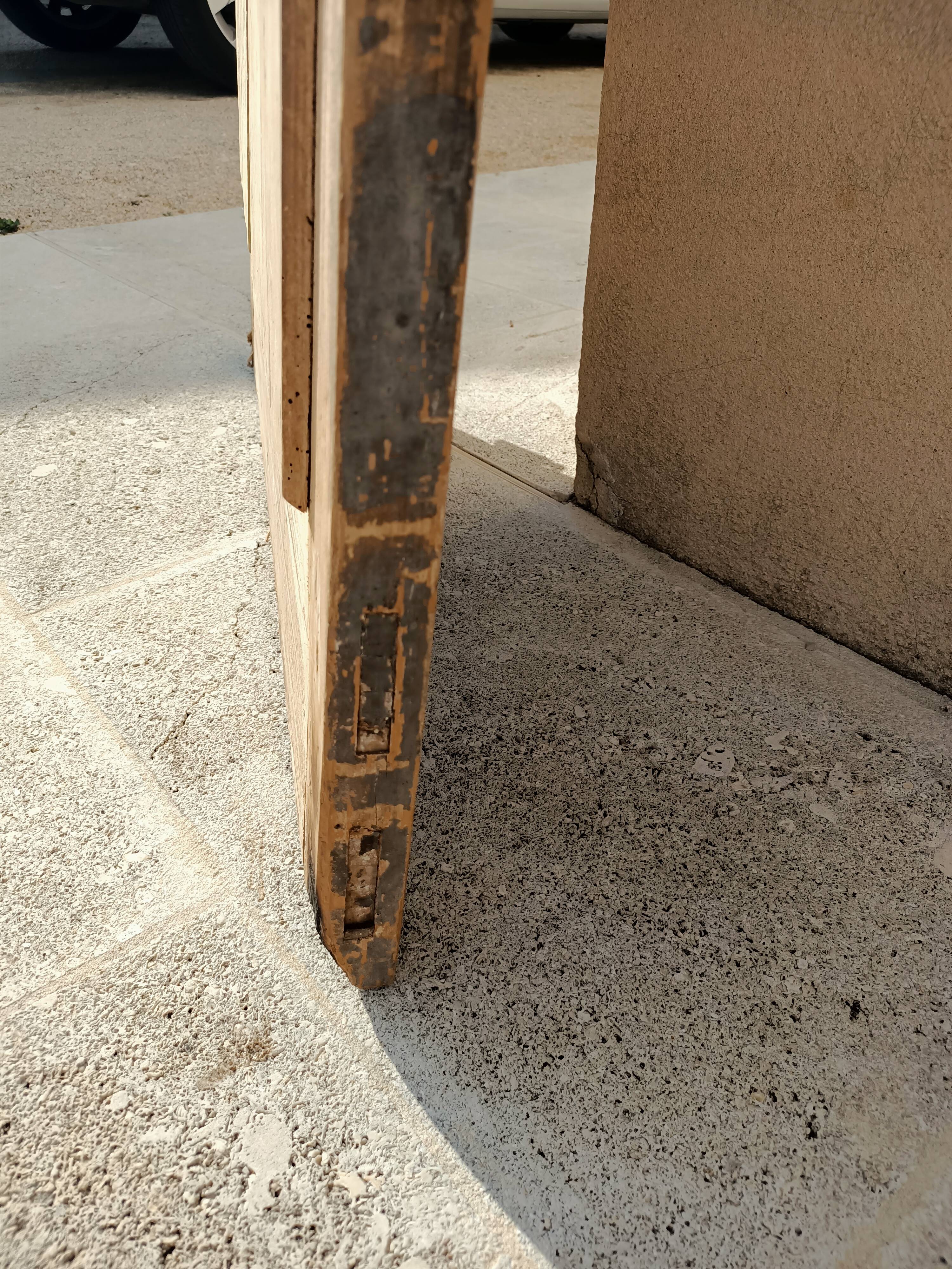 Porte ancienne 6 carreaux 86x243