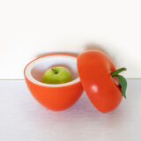 Orange apple ice cube tray