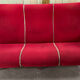 Wooden and velvet bench circa 1900