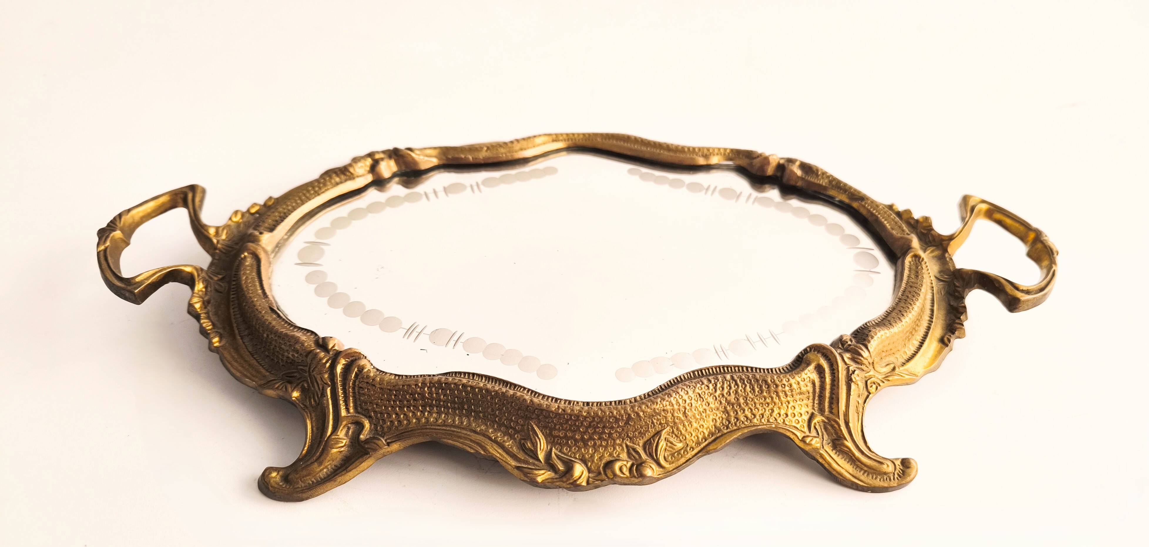French bronze tray in Louis XV style