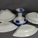 5-piece English earthenware cutlery set, silent servant