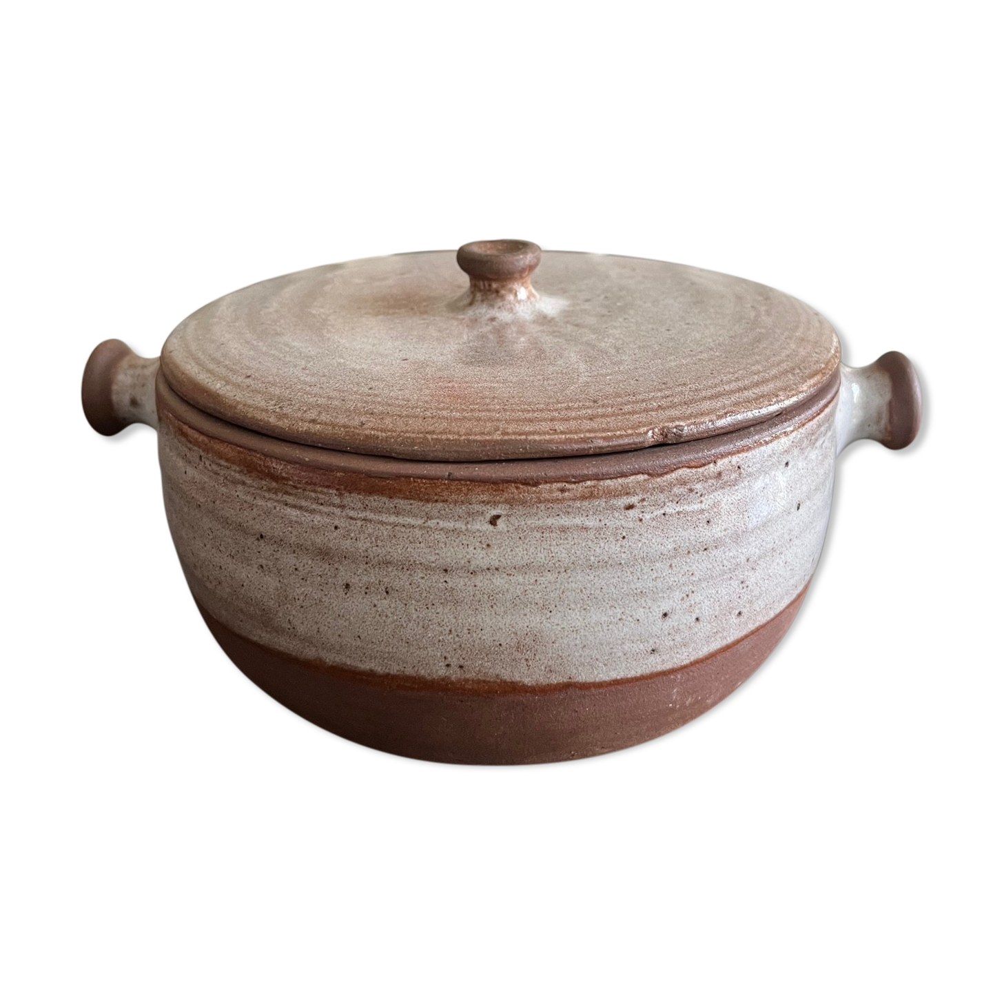 Ceramic covered pot pierlot ratilly workshop