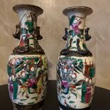 Paire de vase chinois XIXème