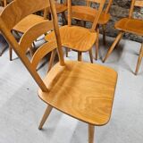 Lot 8 Chaises bistrot Campagnard 1970